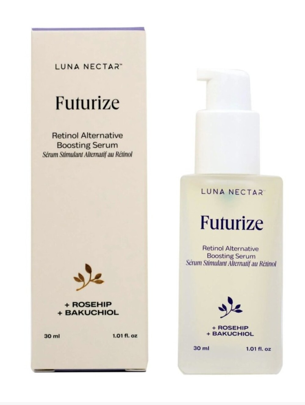 Luna Nectar Futurize Botanical Retinol Alternative Boosting Serum, 30ml, NIB